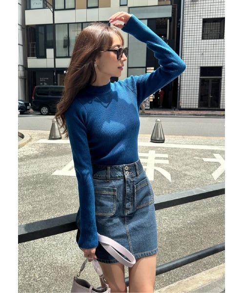 LUDICRUM(ルーディクルム)の「LD long sleeve knit top(ニット/セーター・レディース・ミント/ホワイト/ピンク/レッド/ブラック/ブルー・S/M)」の5枚目の写真