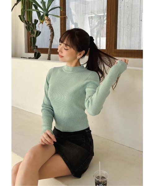 LUDICRUM(ルーディクルム)の「LD long sleeve knit top(ニット/セーター・レディース・ミント/ホワイト/ピンク/レッド/ブラック/ブルー・S/M)」の4枚目の写真