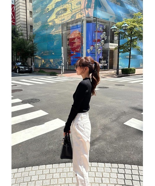 LUDICRUM(ルーディクルム)の「LD long sleeve knit top(ニット/セーター・レディース・ミント/ホワイト/ピンク/レッド/ブラック/ブルー・S/M)」の3枚目の写真