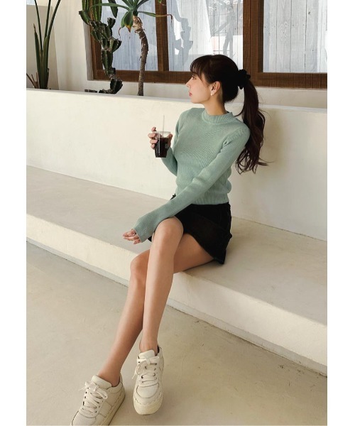LUDICRUM(ルーディクルム)の「LD long sleeve knit top(ニット/セーター・レディース・ミント/ホワイト/ピンク/レッド/ブラック/ブルー・S/M)」の19枚目の写真