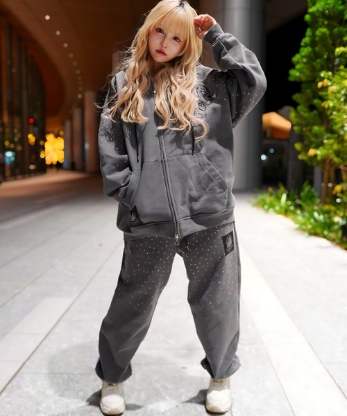 GA×GALFY-きらピカジップパーカー（パーカー）｜GALFY（ガルフィー）の