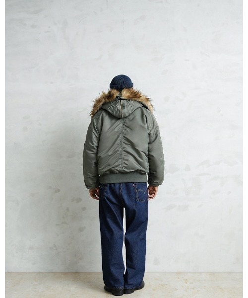 WAIPER.inc（ワイパーインク）の「WAIPER.inc 米軍 初期型 N-2B VINTAGE フライトジャケット【WP28】（ミリタリージャケット・メンズ・セージグリーン・L/XL）」の9枚目の写真