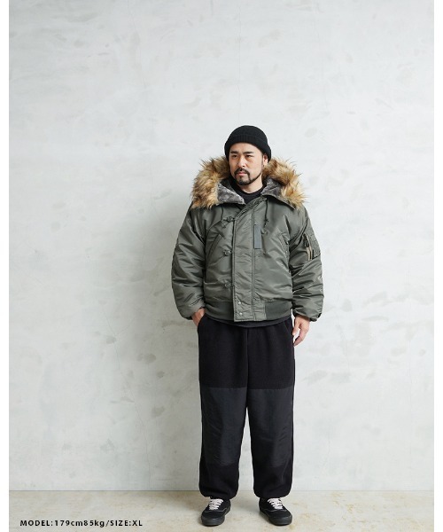 WAIPER.inc（ワイパーインク）の「WAIPER.inc 米軍 初期型 N-2B VINTAGE フライトジャケット【WP28】（ミリタリージャケット・メンズ・セージグリーン・L/XL）」の12枚目の写真