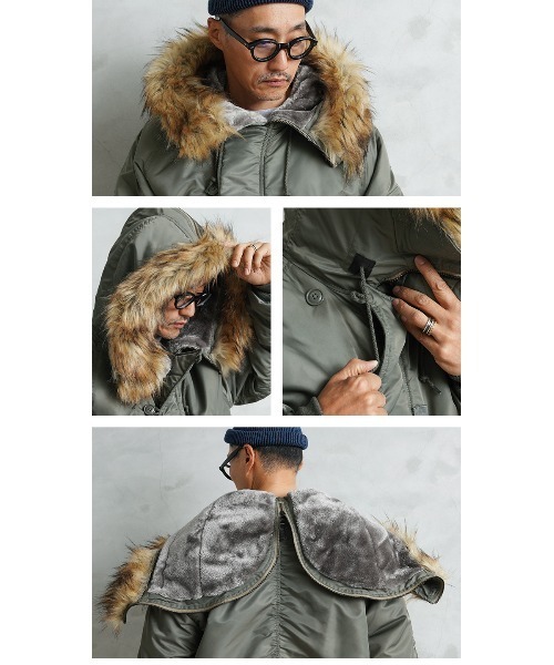 WAIPER.inc（ワイパーインク）の「WAIPER.inc 米軍 初期型 N-2B VINTAGE フライトジャケット【WP28】（ミリタリージャケット・メンズ・セージグリーン・L/XL）」の13枚目の写真