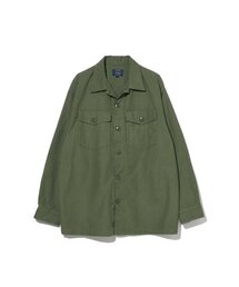 BRUMAN（ブルーマン）の「Utility Shirt (Olive Green)（シャツ/ブラウス）」