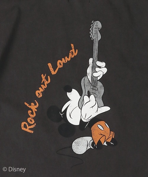 The DUFFER of ST.GEORGE(ザダファーオブセントジョージ)の「【WEB限定アイテム】<Mickey Mouse>T-SHIRT "ROCK":<ミッキーマウス> ロックTシャツ(Tシャツ/カットソー・メンズ・スミクロ・X-LARGE/LARGE/MEDIUM/SMALL)」の11枚目の写真
