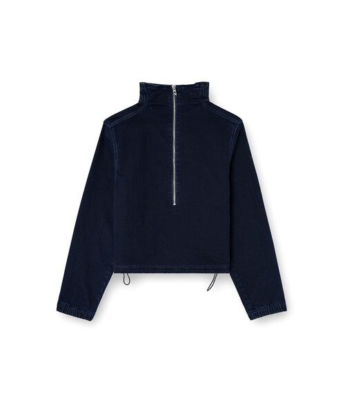 DIESEL(ディーゼル)の「ウィメンズ ジョグ プルオーバートップ DE-FLIP JOGG(パーカー・レディース・インディゴブルー・MEDIUM/LARGE/X-LARGE/X-SMALL/SMALL)」の8枚目の写真