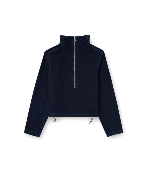 DIESEL(ディーゼル)の「ウィメンズ ジョグ プルオーバートップ DE-FLIP JOGG(パーカー・レディース・インディゴブルー・MEDIUM/LARGE/X-LARGE/X-SMALL/SMALL)」の1枚目の写真