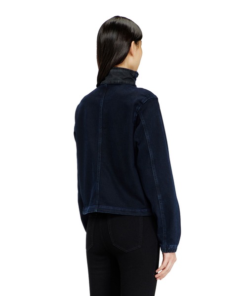 DIESEL(ディーゼル)の「ウィメンズ ジョグ プルオーバートップ DE-FLIP JOGG(パーカー・レディース・インディゴブルー・MEDIUM/LARGE/X-LARGE/X-SMALL/SMALL)」の2枚目の写真