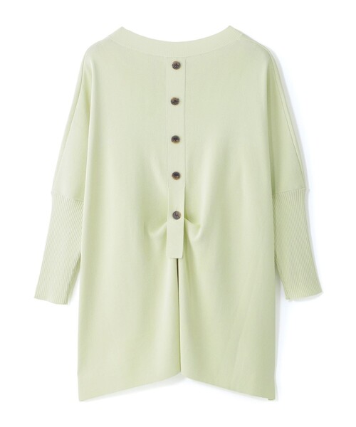 CAST:（キャストコロン）の「【1枚で着映える/セットアップ対応】バックボタンニット（ニット/セーター・レディース・ピンク系その他2/ホワイト/グリーン/ブラック・M）」の13枚目の写真