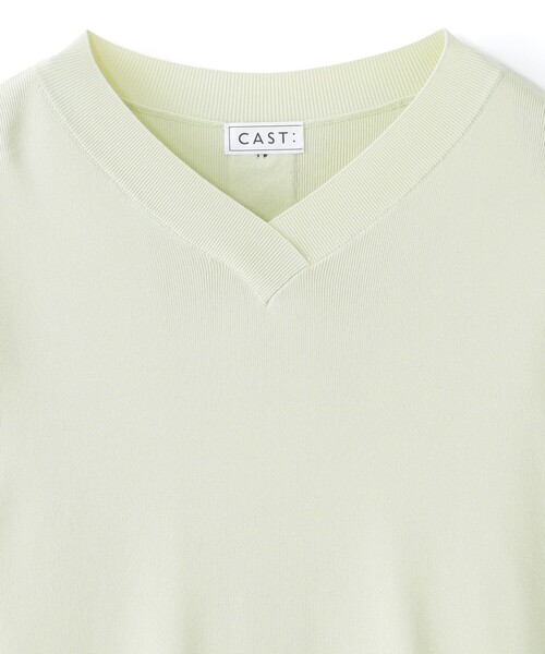 CAST:（キャストコロン）の「【1枚で着映える/セットアップ対応】バックボタンニット（ニット/セーター・レディース・ピンク系その他2/ホワイト/グリーン/ブラック・M）」の14枚目の写真