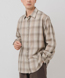 EDIFICE | SUPER 120’s ウール チェック レギュラー シャツ(シャツ/ブラウス)