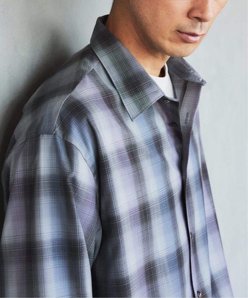SUPER 120's ウール チェック レギュラー シャツ（シャツ/ブラウス