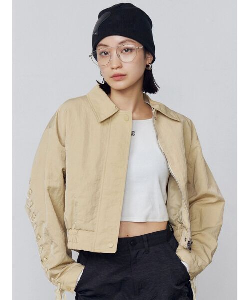 EMODA（エモダ）の「2WAYストリングリブトップス（Tシャツ/カットソー・レディース・イエロー/グレー/ブラック/ホワイト・FREE）」の17枚目の写真