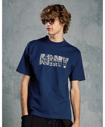 wjk（ダヴルジェイケイ）の「bandana panel ARMY T（Tシャツ/カットソー）」
