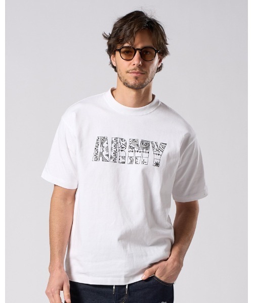 wjk（ダヴルジェイケイ）の「bandana panel ARMY T（Tシャツ/カットソー・メンズ・ブラック/ホワイト/ネイビー・SMALL/MEDIUM/LARGE/X-LARGE）」の11枚目の写真