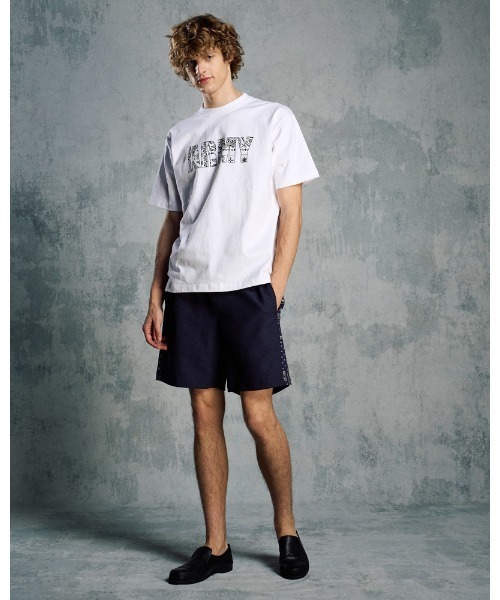 wjk（ダヴルジェイケイ）の「bandana panel ARMY T（Tシャツ/カットソー・メンズ・ブラック/ホワイト/ネイビー・SMALL/MEDIUM/LARGE/X-LARGE）」の16枚目の写真