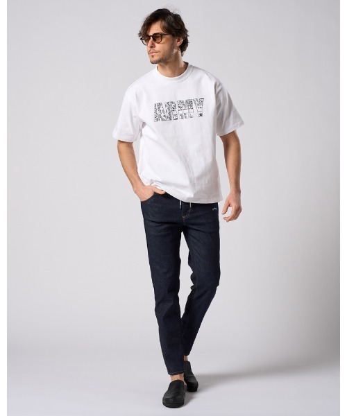 wjk（ダヴルジェイケイ）の「bandana panel ARMY T（Tシャツ/カットソー・メンズ・ブラック/ホワイト/ネイビー・SMALL/MEDIUM/LARGE/X-LARGE）」の19枚目の写真