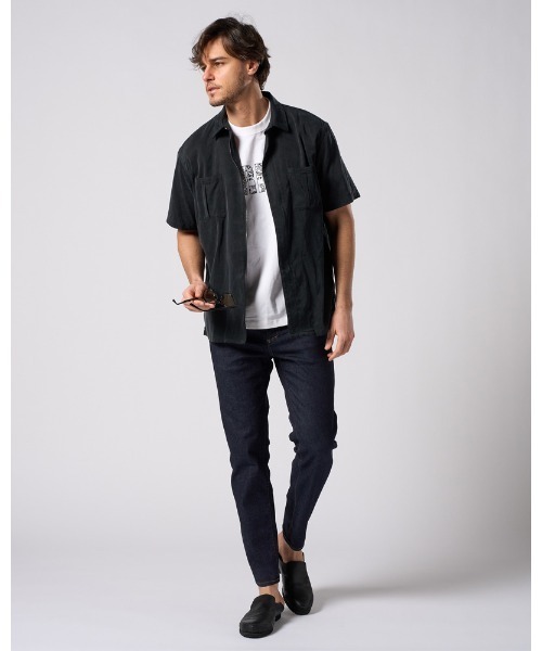wjk（ダヴルジェイケイ）の「bandana panel ARMY T（Tシャツ/カットソー・メンズ・ブラック/ホワイト/ネイビー・SMALL/MEDIUM/LARGE/X-LARGE）」の18枚目の写真