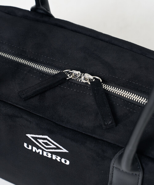 FREAK'S STORE(フリークスストア)の「UMBRO × FREAK'S STORE/アンブロ 別注 スエードタッチ ボストンバッグ/横長バッグ/ショルダーバッグ(ボストンバッグ・レディース・ブラウン/ブラック・ONE SIZE)」の19枚目の写真