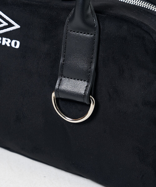 FREAK'S STORE(フリークスストア)の「UMBRO × FREAK'S STORE/アンブロ 別注 スエードタッチ ボストンバッグ/横長バッグ/ショルダーバッグ(ボストンバッグ・レディース・ブラウン/ブラック・ONE SIZE)」の20枚目の写真