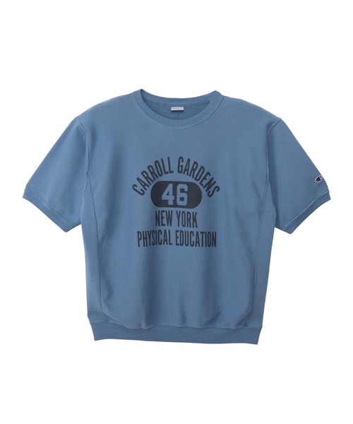 Champion(チャンピオン)の「【Champion/チャンピオン】メンズ リバースウィーブ(R) ショートスリーブスウェットシャツ(スウェット・メンズ・オリーブ/ブラック系その他/ブラウン/ブルー系その他・LARGE/MEDIUM/X-LARGE)」の4枚目の写真