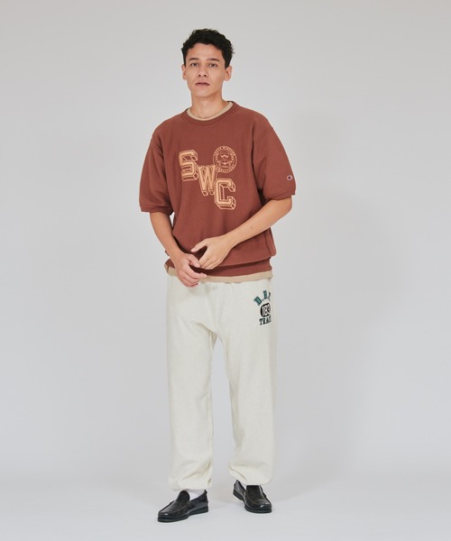 Champion(チャンピオン)の「【Champion/チャンピオン】メンズ リバースウィーブ(R) ショートスリーブスウェットシャツ(スウェット・メンズ・オリーブ/ブラック系その他/ブラウン/ブルー系その他・LARGE/MEDIUM/X-LARGE)」の5枚目の写真