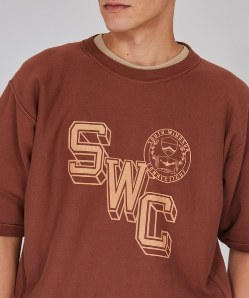 Champion(チャンピオン)の「【Champion/チャンピオン】メンズ リバースウィーブ(R) ショートスリーブスウェットシャツ(スウェット・メンズ・オリーブ/ブラック系その他/ブラウン/ブルー系その他・LARGE/MEDIUM/X-LARGE)」の8枚目の写真