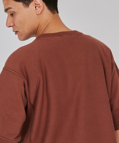 Champion(チャンピオン)の「【Champion/チャンピオン】メンズ リバースウィーブ(R) ショートスリーブスウェットシャツ(スウェット・メンズ・オリーブ/ブラック系その他/ブラウン/ブルー系その他・LARGE/MEDIUM/X-LARGE)」の11枚目の写真