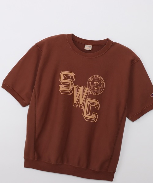 Champion(チャンピオン)の「【Champion/チャンピオン】メンズ リバースウィーブ(R) ショートスリーブスウェットシャツ(スウェット・メンズ・オリーブ/ブラック系その他/ブラウン/ブルー系その他・LARGE/MEDIUM/X-LARGE)」の14枚目の写真