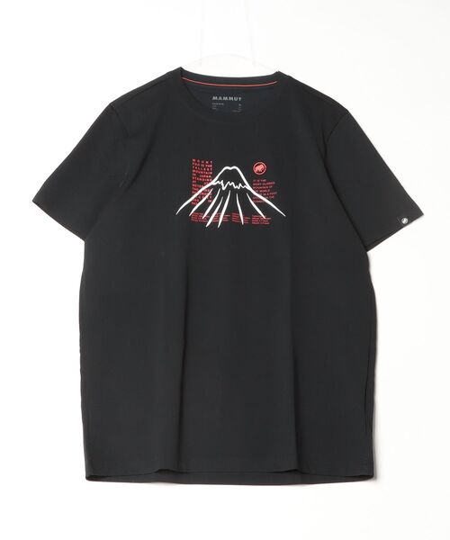 Mammut(マムート)の「QD 富士山 プリント Tシャツ アジアンフィット / QD Fujiyama Print T-Shirt AF(Tシャツ/カットソー・メンズ・ブラック/ホワイト・XL/L/M/S/XXL)」の1枚目の写真