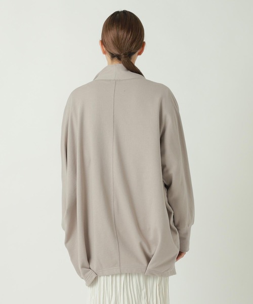 ZUCCa(ズッカ)の「DOLMAN SLEEVED SWEATSHIRT / 羽織り(パーカー・レディース・ネイビー/ベージュ/ブラック・M size)」の8枚目の写真