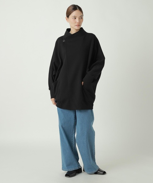 ZUCCa(ズッカ)の「DOLMAN SLEEVED SWEATSHIRT / 羽織り(パーカー・レディース・ネイビー/ベージュ/ブラック・M size)」の6枚目の写真