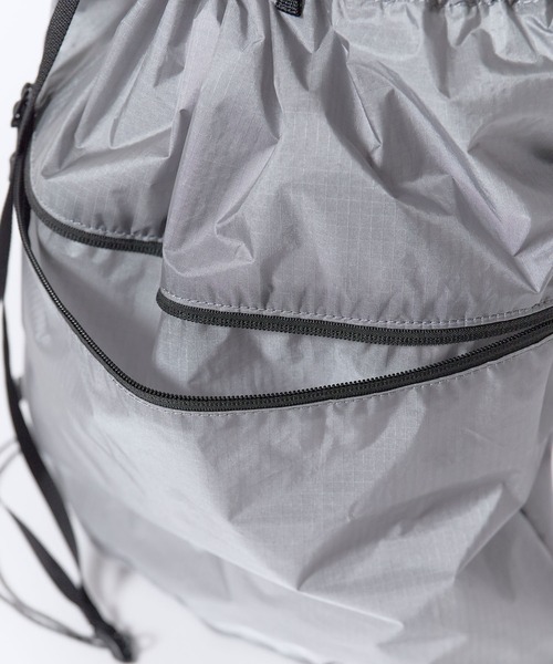 NANGA（ナンガ）の「NANGA/ナンガ Fibermax TUL KNAPSACK パッカブル ナップサック 秋 秋服 2026年秋冬（ショルダーバッグ・メンズ・イエロー/グレー/ブラック・FREE）」の18枚目の写真