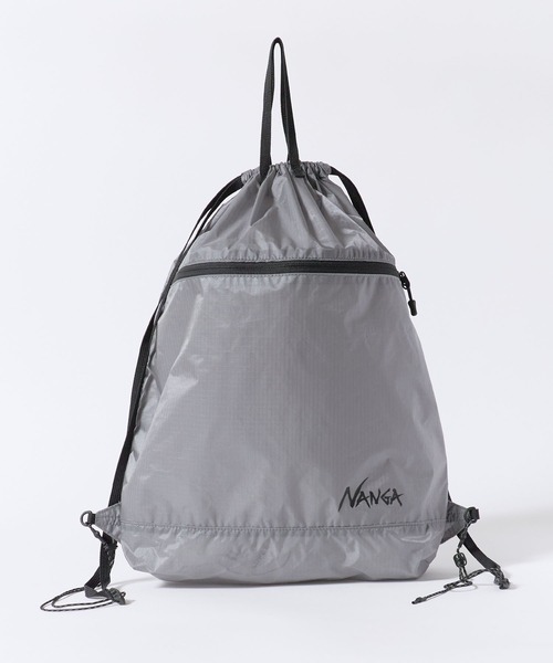 NANGA（ナンガ）の「NANGA/ナンガ Fibermax TUL KNAPSACK パッカブル ナップサック 秋 秋服 2026年秋冬（ショルダーバッグ・メンズ・イエロー/グレー/ブラック・FREE）」の4枚目の写真