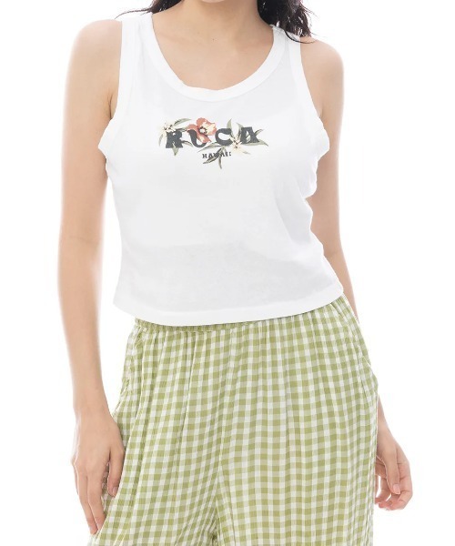 RVCA（ルーカ）の「【RVCA/ルーカ】　HAWAII FLOW TANK　ショート丈　タンクトップ（タンクトップ・レディース・ホワイト/ブラック・LARGE/MEDIUM/SMALL）」の10枚目の写真