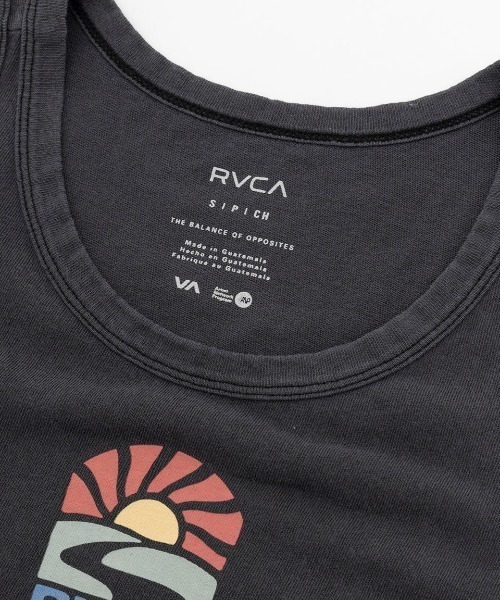 RVCA（ルーカ）の「【RVCA/ルーカ】　HAWAII FLOW TANK　ショート丈　タンクトップ（タンクトップ・レディース・ホワイト/ブラック・LARGE/MEDIUM/SMALL）」の3枚目の写真