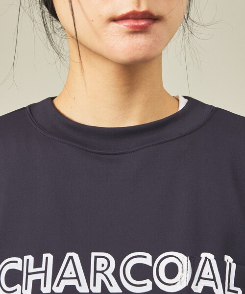 Rouge vif la cle（ルージュヴィフラクレ）の「【Americana/アメリカーナ×ORIGINAL Charcoal/オリジナル チャコール】Leopards Pocket　TechT -Shirt/Tシャツ（Tシャツ/カットソー・レディース・ホワイト/チャコールグレー・フリー）」の17枚目の写真