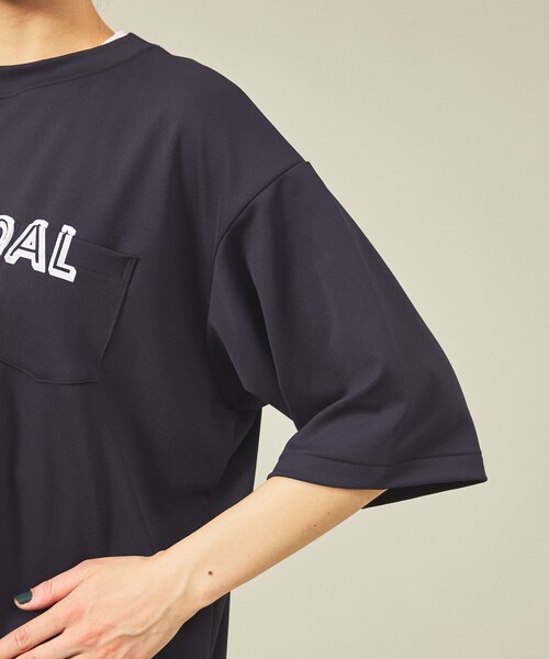 Rouge vif la cle（ルージュヴィフラクレ）の「【Americana/アメリカーナ×ORIGINAL Charcoal/オリジナル チャコール】Leopards Pocket　TechT -Shirt/Tシャツ（Tシャツ/カットソー・レディース・ホワイト/チャコールグレー・フリー）」の18枚目の写真