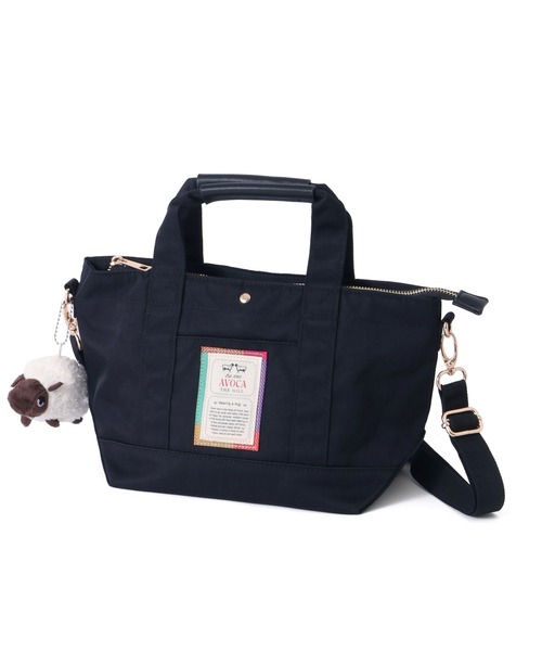 AVOCA(アヴォカ)の「【AVOCA/アヴォカ】2way Shoulder Tote Bags/2way ショルダー トート バッグ(ショルダーバッグ・レディース・ブラック/ベージュ/ネイビー・FREE)」の4枚目の写真