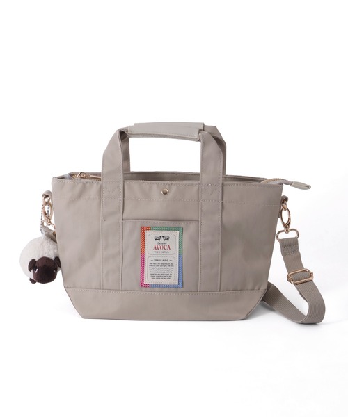 AVOCA(アヴォカ)の「【AVOCA/アヴォカ】2way Shoulder Tote Bags/2way ショルダー トート バッグ(ショルダーバッグ・レディース・ブラック/ベージュ/ネイビー・FREE)」の7枚目の写真