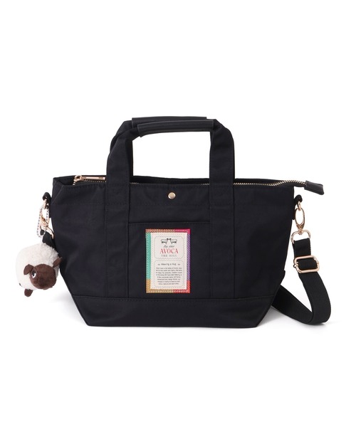 AVOCA(アヴォカ)の「【AVOCA/アヴォカ】2way Shoulder Tote Bags/2way ショルダー トート バッグ(ショルダーバッグ・レディース・ブラック/ベージュ/ネイビー・FREE)」の5枚目の写真