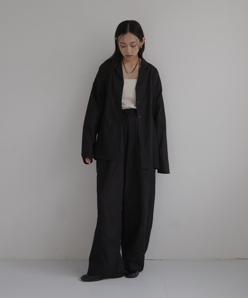 hellam(へラム)の「刺繍レースイージーパンツ(その他パンツ・レディース・ブラック/ホワイト・FREE)」の11枚目の写真