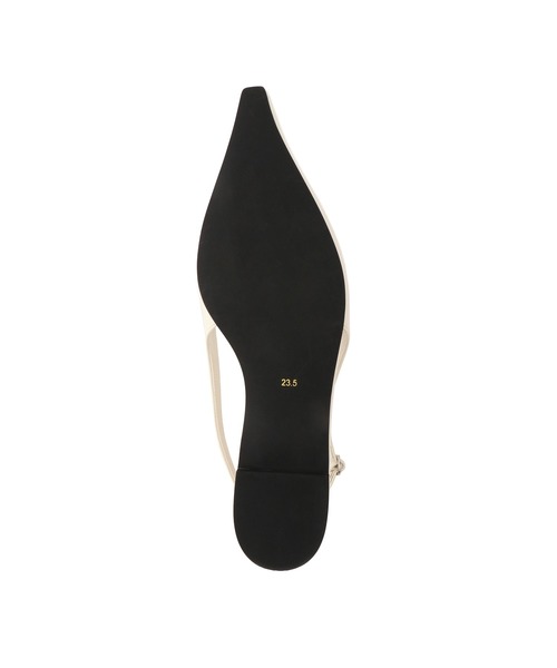 ADAM ET ROPE'（アダムエロペ）の「バックストラップパンプス（パンプス・レディース・オフホワイト/ブラック・24.5/24/23.5/23）」の18枚目の写真