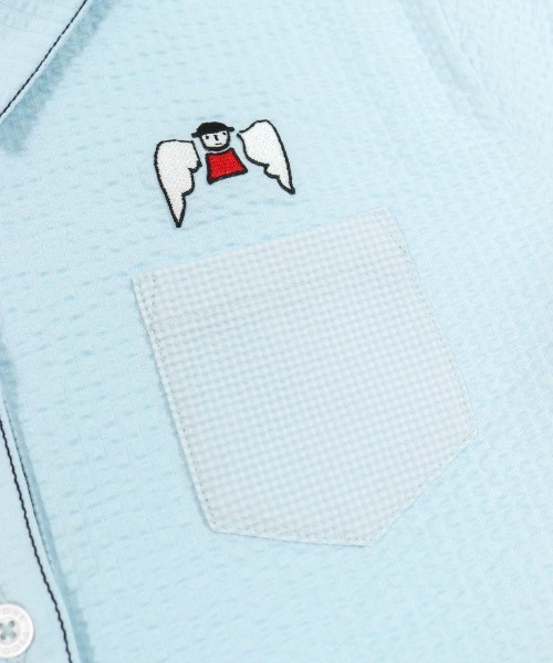 Picone CLUB(ピッコーネクラブ)の「サッカー地速乾ポロシャツ(ポロシャツ・レディース・ライトブルー/ホワイト/ネイビー・13号/11号/9号)」の19枚目の写真