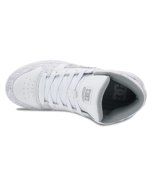 DC SHOES(ディーシーシューズ)の「DC SHOES ウィメンズ Ws UNIVERSITY MID SE フットウェア スニーカー 【2026年春夏モデル】/ミッドカットスニーカー(スニーカー・レディース・ホワイト系その他/シルバー・23cm/23.5cm/24cm/24.5cm/25cm)」の10枚目の写真