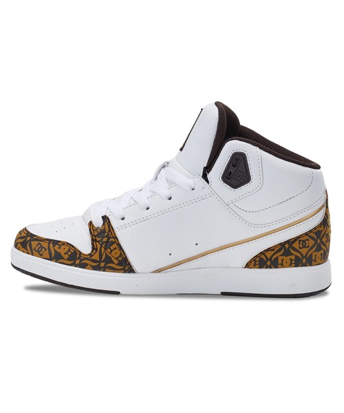 DC SHOES(ディーシーシューズ)の「DC SHOES ウィメンズ Ws UNIVERSITY MID SE フットウェア スニーカー 【2026年春夏モデル】/ミッドカットスニーカー(スニーカー・レディース・ホワイト系その他/シルバー・23cm/23.5cm/24cm/24.5cm/25cm)」の4枚目の写真