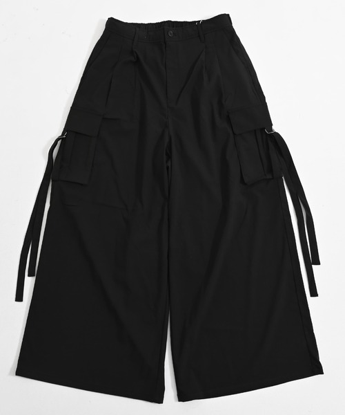 LOUIS CHAVLON(ルイシャブロン)の「『LOUIS CHAVLON/ルイシャブロン』ワイドカーゴパンツ【Z】(カーゴパンツ・メンズ・チャコール/ブラック・LL/M/L)」の3枚目の写真