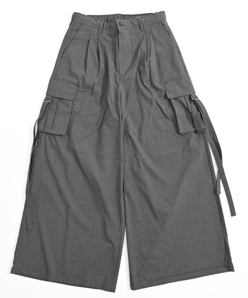 LOUIS CHAVLON(ルイシャブロン)の「『LOUIS CHAVLON/ルイシャブロン』ワイドカーゴパンツ【Z】(カーゴパンツ・メンズ・チャコール/ブラック・LL/M/L)」の5枚目の写真