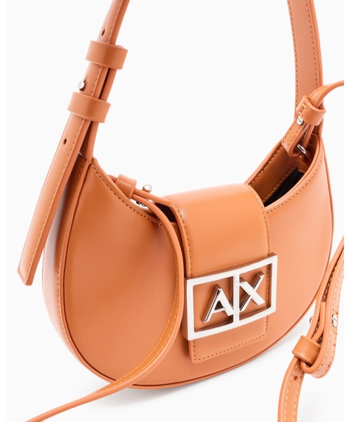 ARMANI EXCHANGE（アルマーニエクスチェンジ）の「【A|X アルマーニ エクスチェンジ】AXロゴ  ホーボーミニバッグ（ハンドバッグ・レディース・オフホワイト/ライトイエロー/ブラック/オレンジ・FREE）」の8枚目の写真